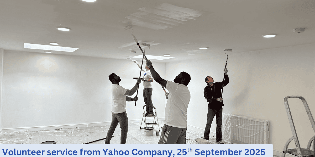 Volunteer service from Yahoo Company, 25th September 2025
